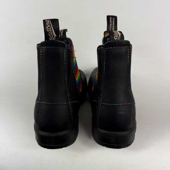 Blundstone 2105 Chelsea Boots Mens 12 Black Leather Round Toe Pull On Ankle - Picture 7 of 10